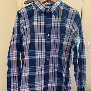 Men's A&F Long Sleeves Casual Multi-color Shirt
